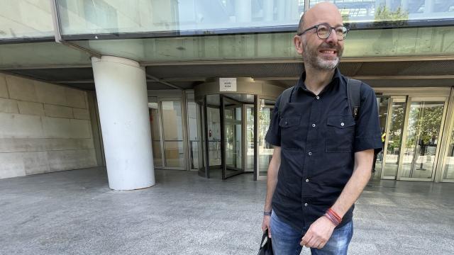 Francis Puig, hermano de Ximo Puig, tras declarar en los juzgados, en una imagen de archivo.