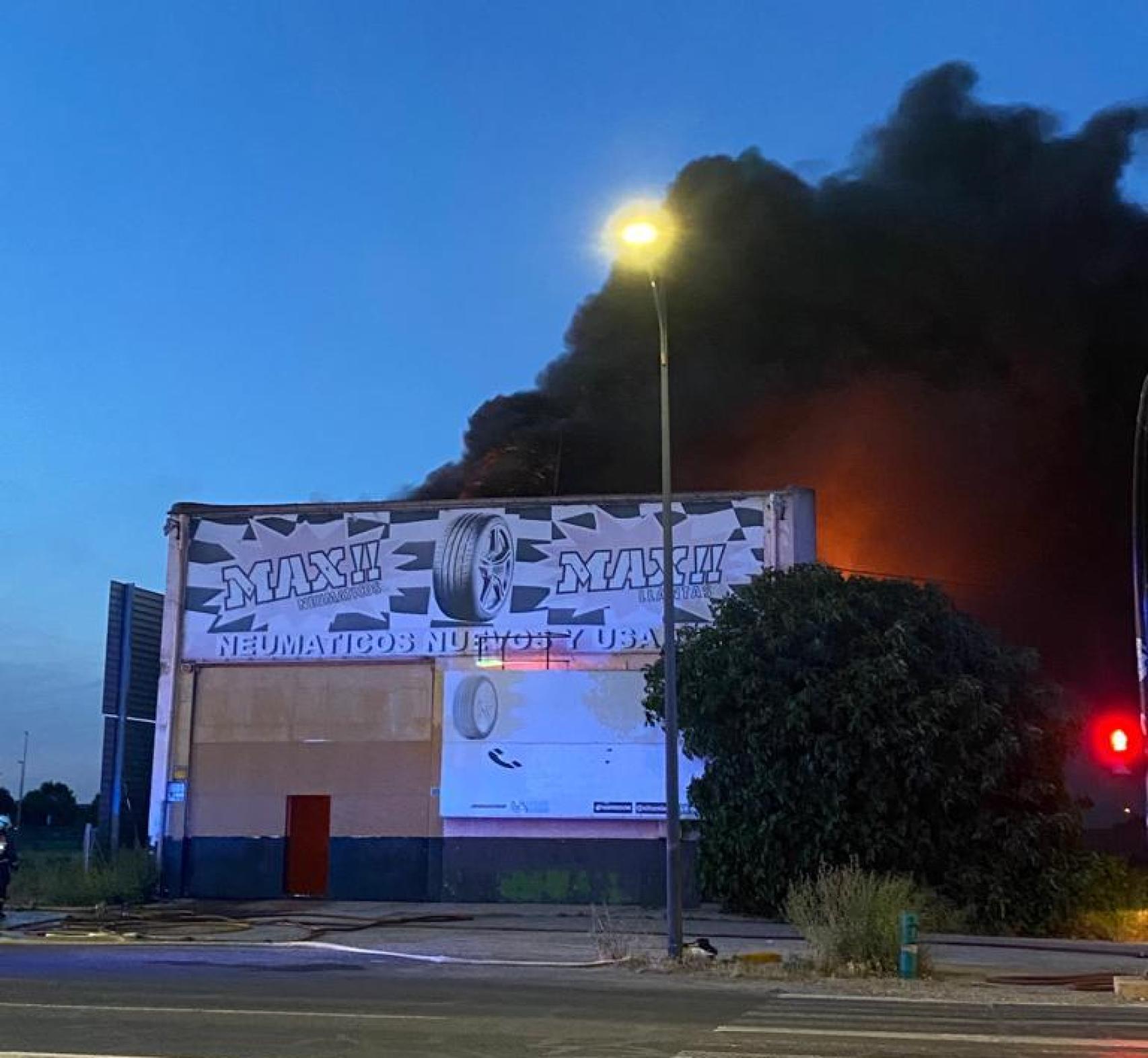 Incendio en Albacete.
