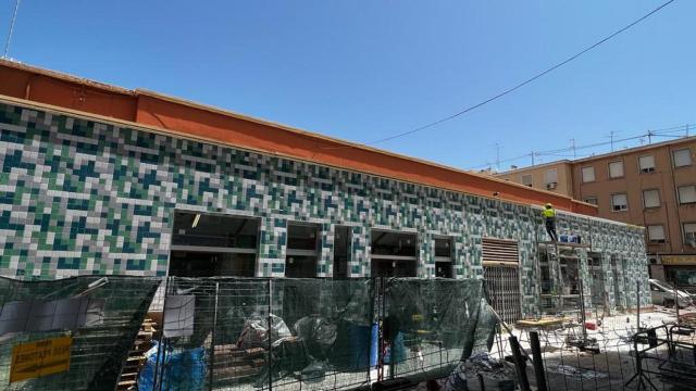 Fachada del mercado municipal de Carolinas.