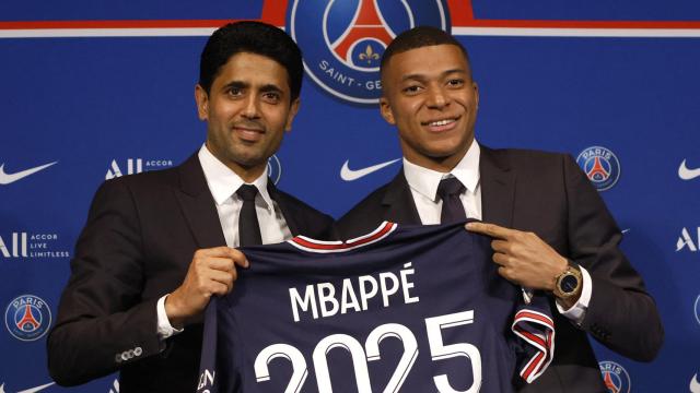 Kylian Mbappé, con el PSG