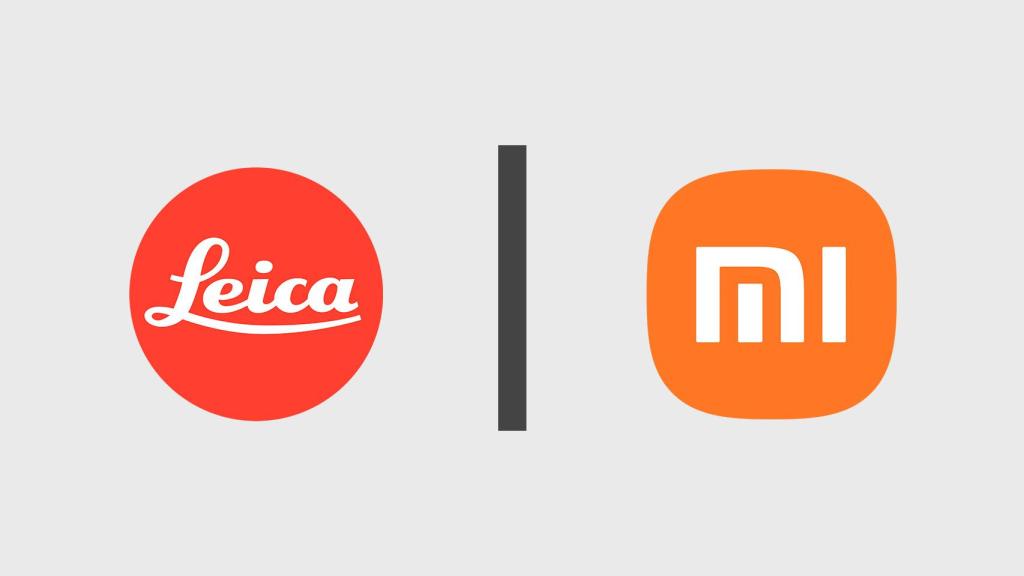 Logos de Leica y Xiaomi en un fotomontaje.