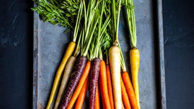 Zanahorias de colores.