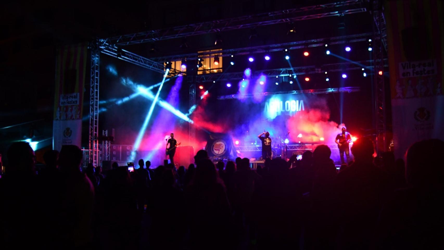Concierto durante las fiestas de Villarreal. EE