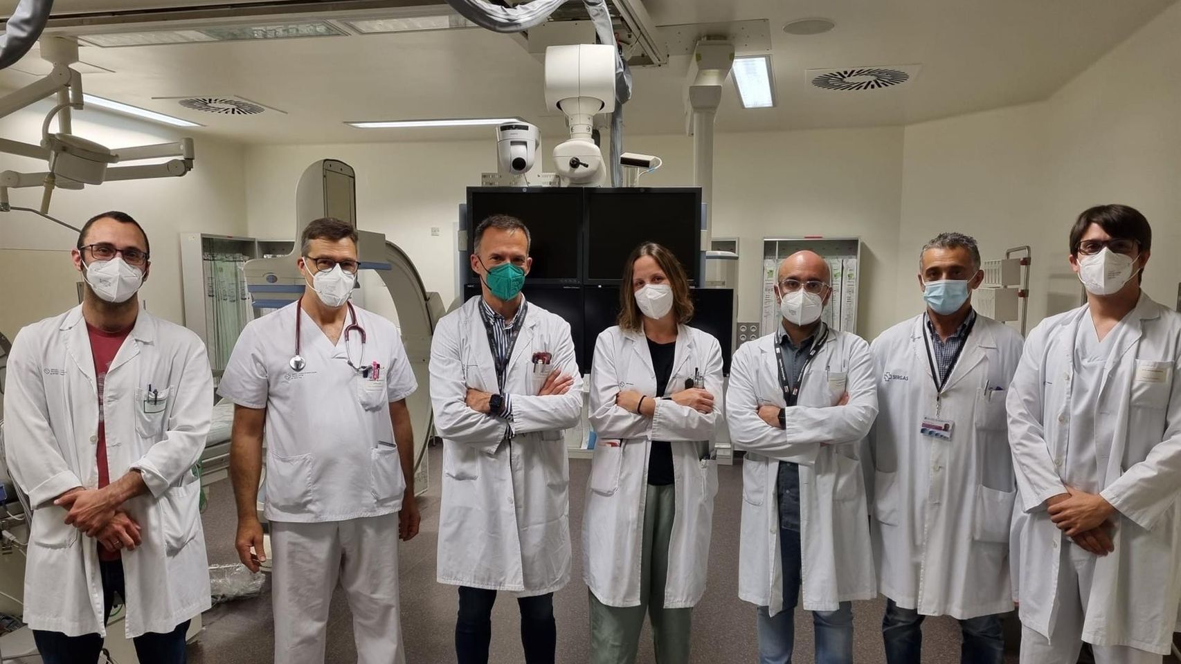 Equipo del Álvaro Cunqueiro que ha llevado a cabo esta novedosa técnica.