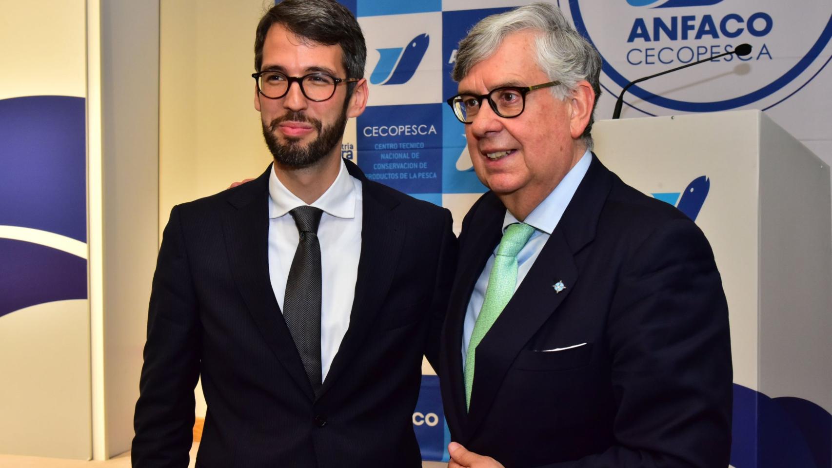 Roberto Alonso junto a Juan Vieites.