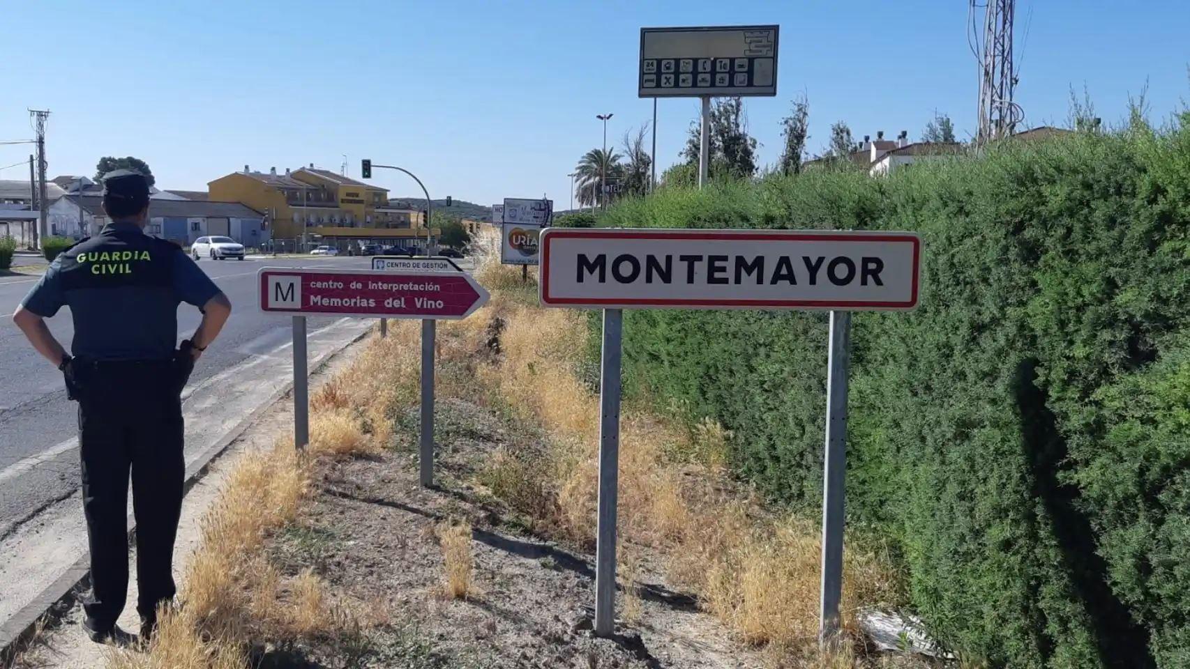 Entrada a Montemayor (Córdoba).