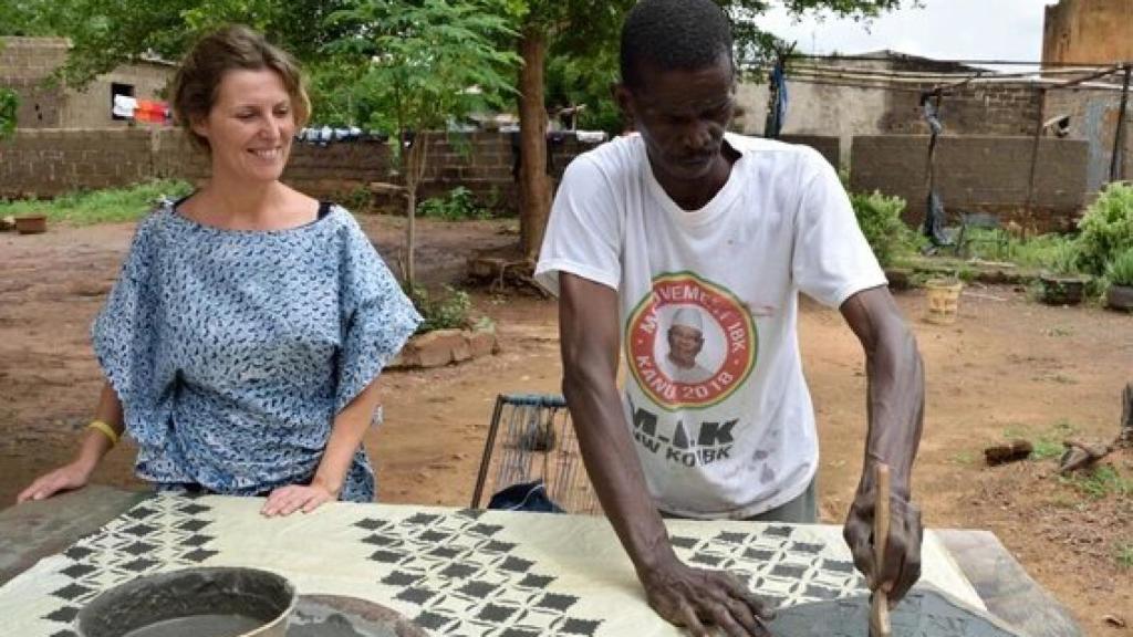 Maica y Mamadou Moro Keita, en Mali.