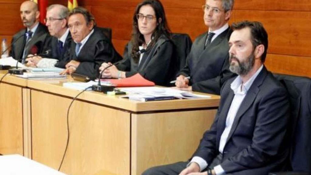 Miguel López, durante una de las sesiones del juicio.