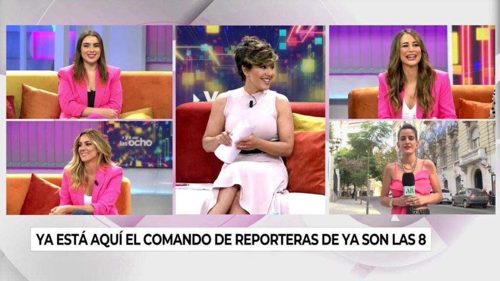 'Ya son las ocho' ha vestido de fucsia a sus nuevas reporteras.