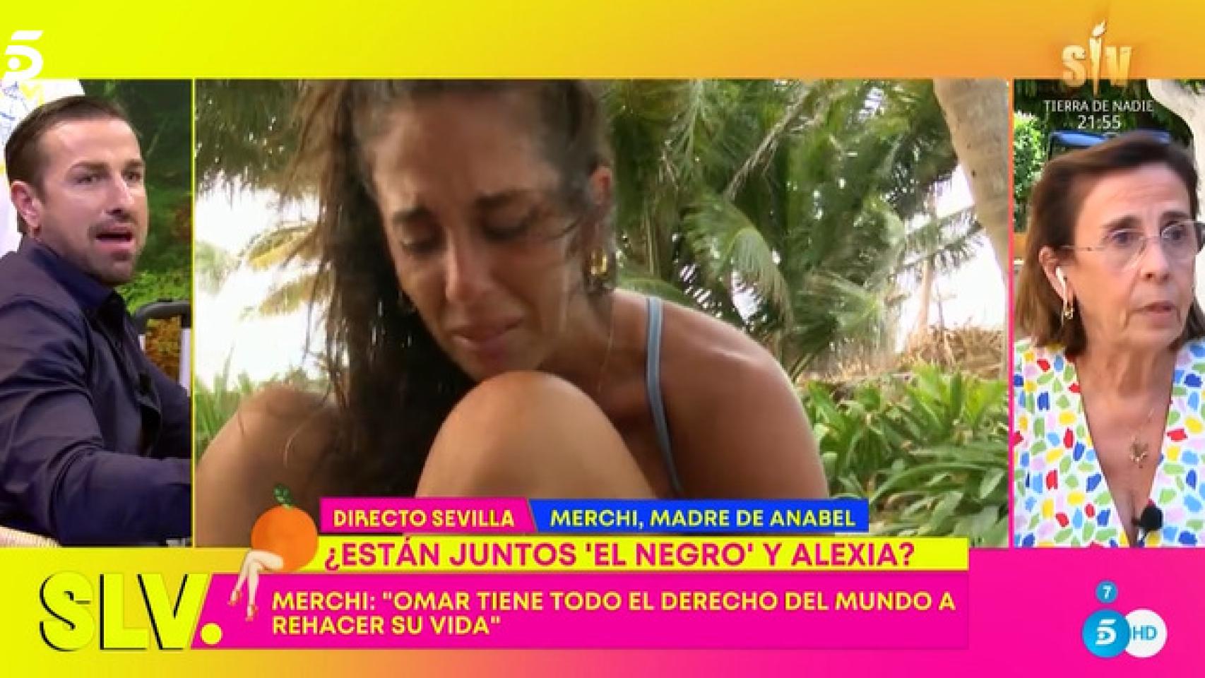 Rafa Mora y Mercedes Bernal, madre de Anabel Pantoja.