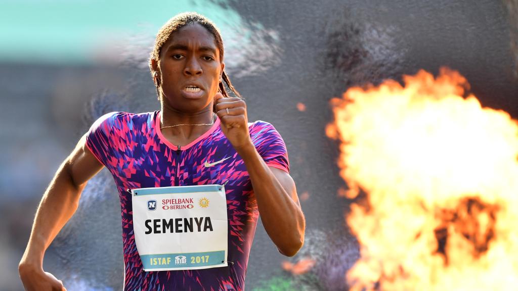 Caster Semenya, en una competición en 2017.