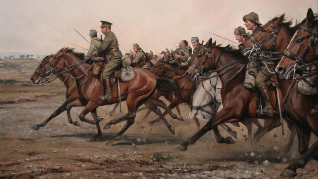 'La carga del río Igán', de Augusto Ferrer Dalmau. El pintor representa un episodio acontecido durante la Guerra del Rif, donde se produjo el desastre de Annual, analizado en 'El año infausto: España en 1921' (Universidades de Granada y de Sevilla