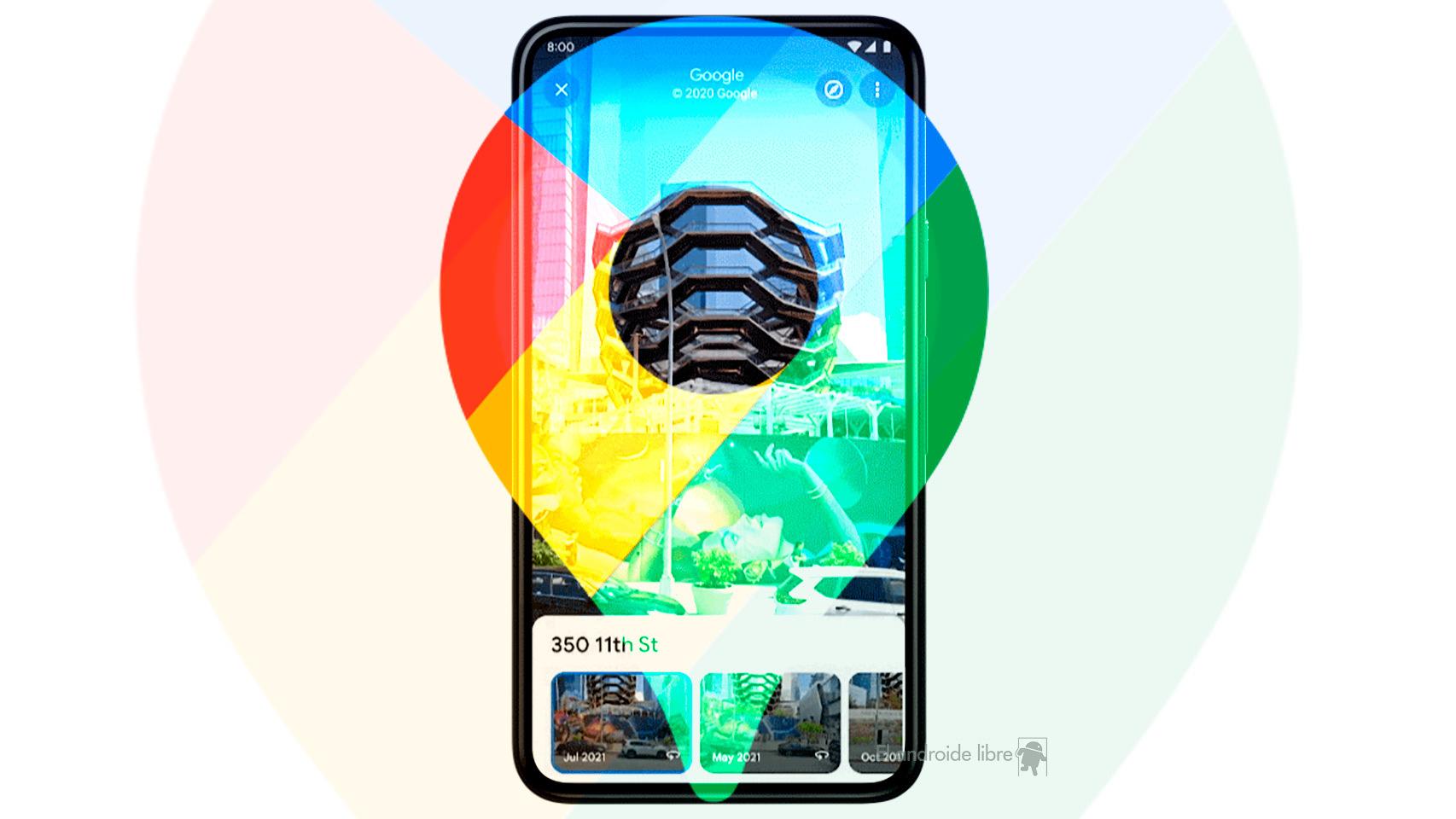 Viaja en el tiempo en Google Maps desde el móvil
