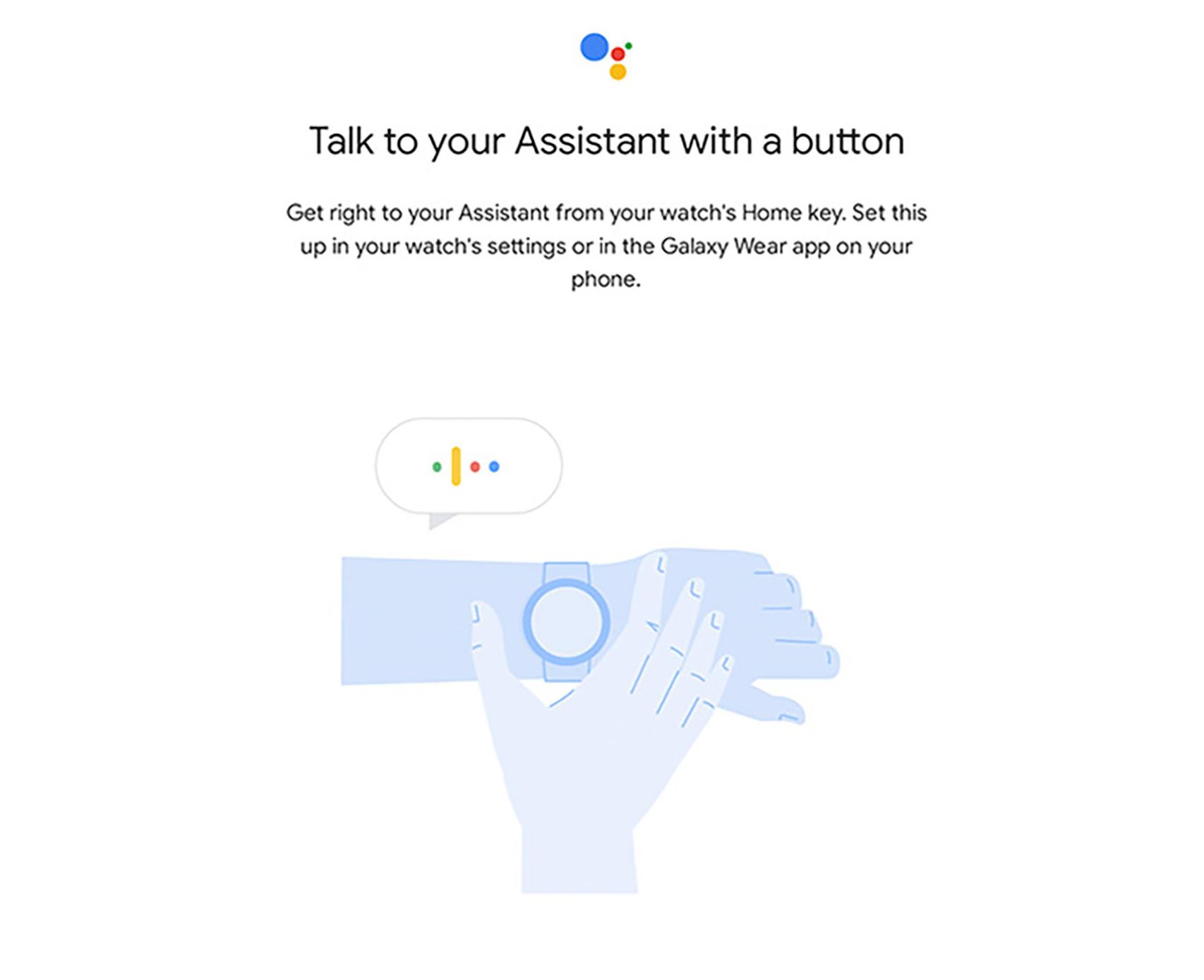 Assistant en el Galaxy Watch 4