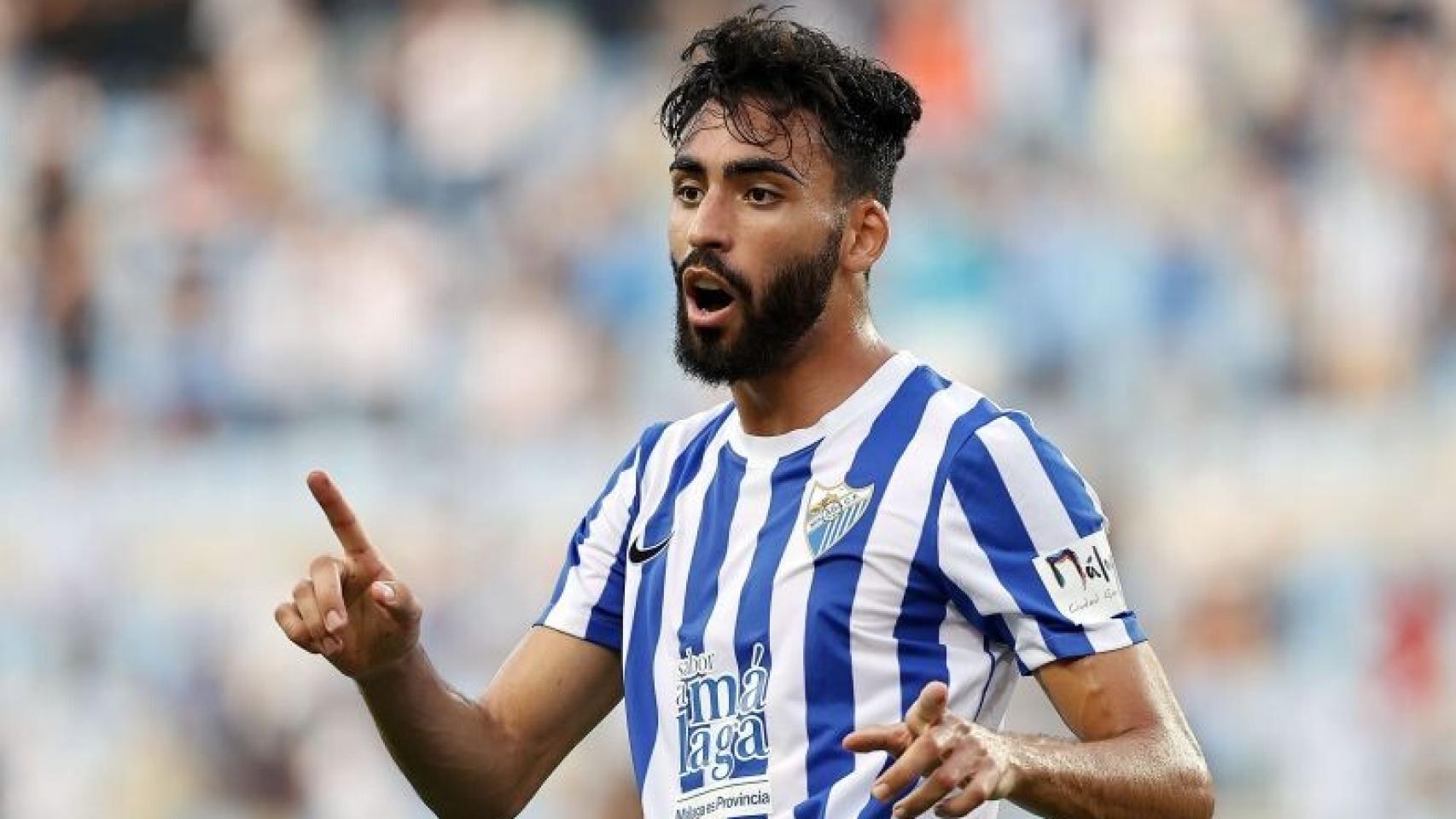 Juande, defensa del Málaga C.F., en una imagen de archivo