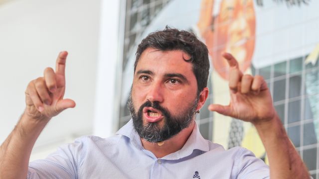 El CEO de Freepik, Joaquín Cuenca, en un momento de la entrevista.