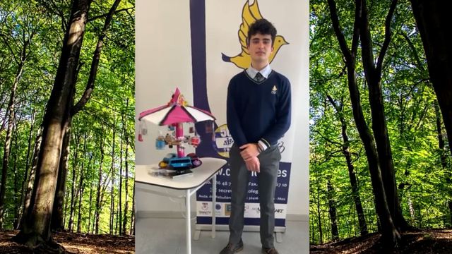 Alumno del colegio LAR, centro ganador de la sexta edición de Hazlo Verde.