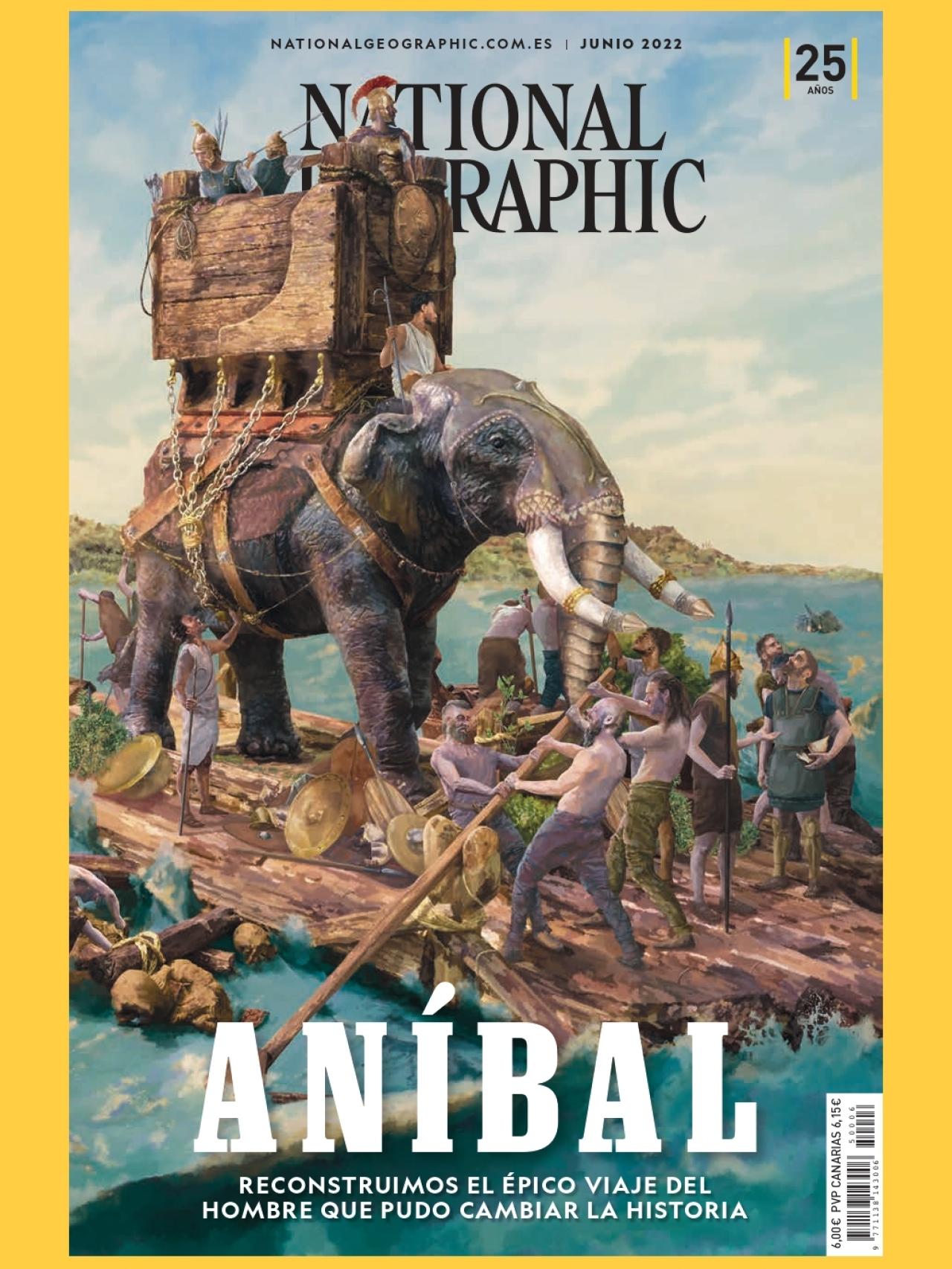 Portada de la revista de National Geographic España en julio.