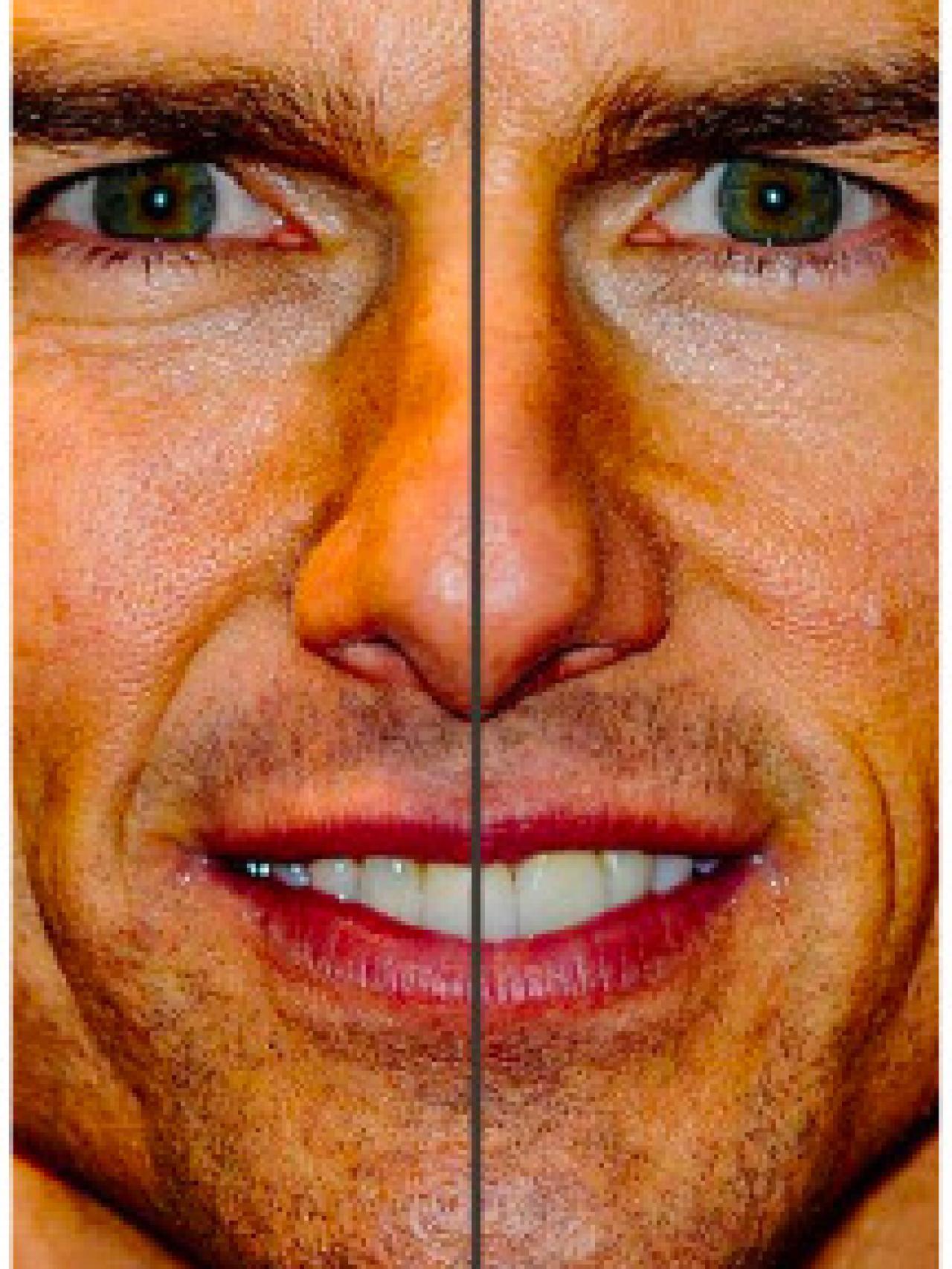 Sonrisa de Tom Cruise.