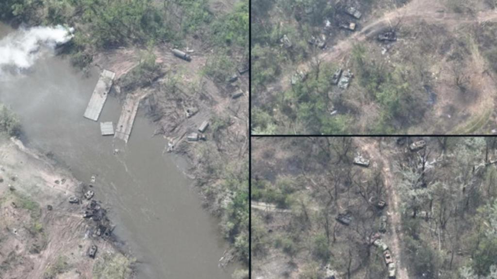 El cruce del río Siversky Donets se saldó con la aniquilación de varios batallones rusos.