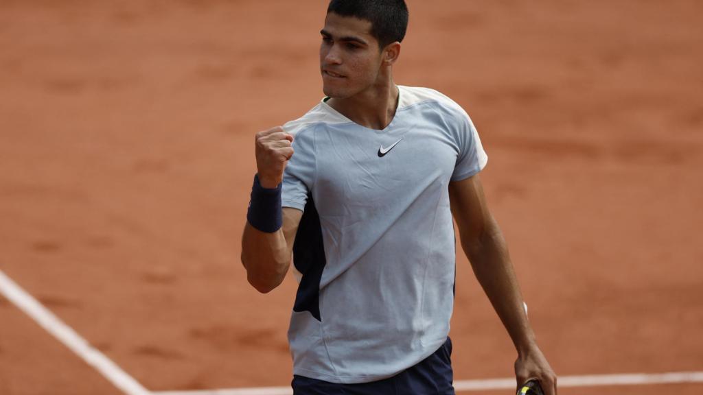 Carlos Alcaraz, en Roland Garros