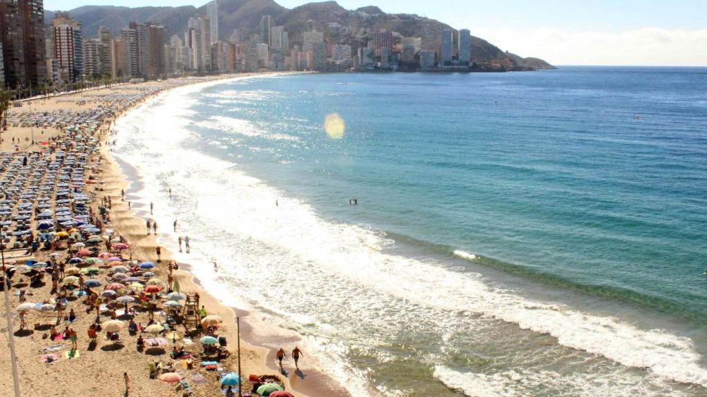 Playa de Benidorm, en imagen de archivo.