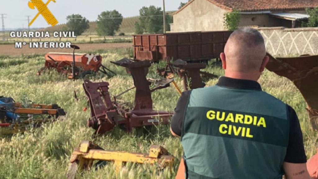 Robaba el material agrícola que utilizaba para trabajar
