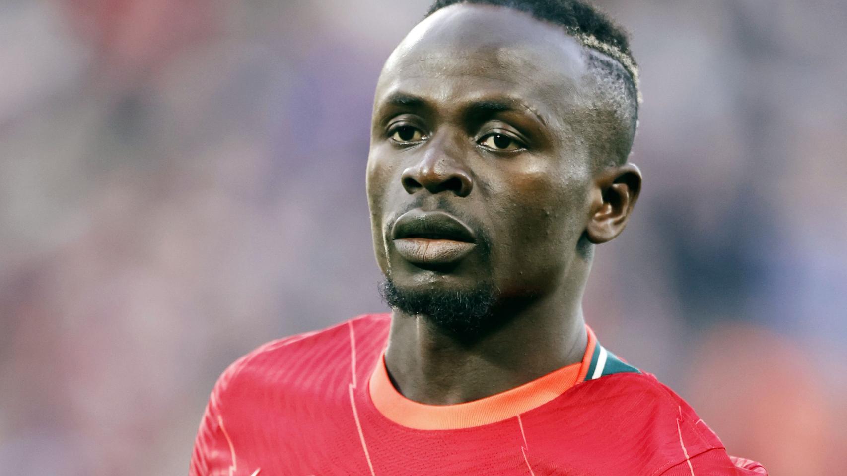 Sadio Mané, en un partido del Liverpool de la temporada 2021/2022