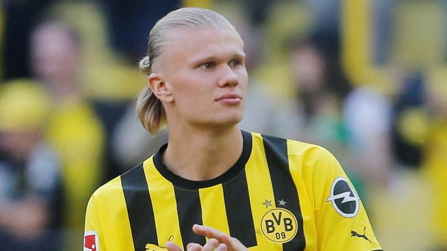 Erling Haaland, con el Borussia Dortmund