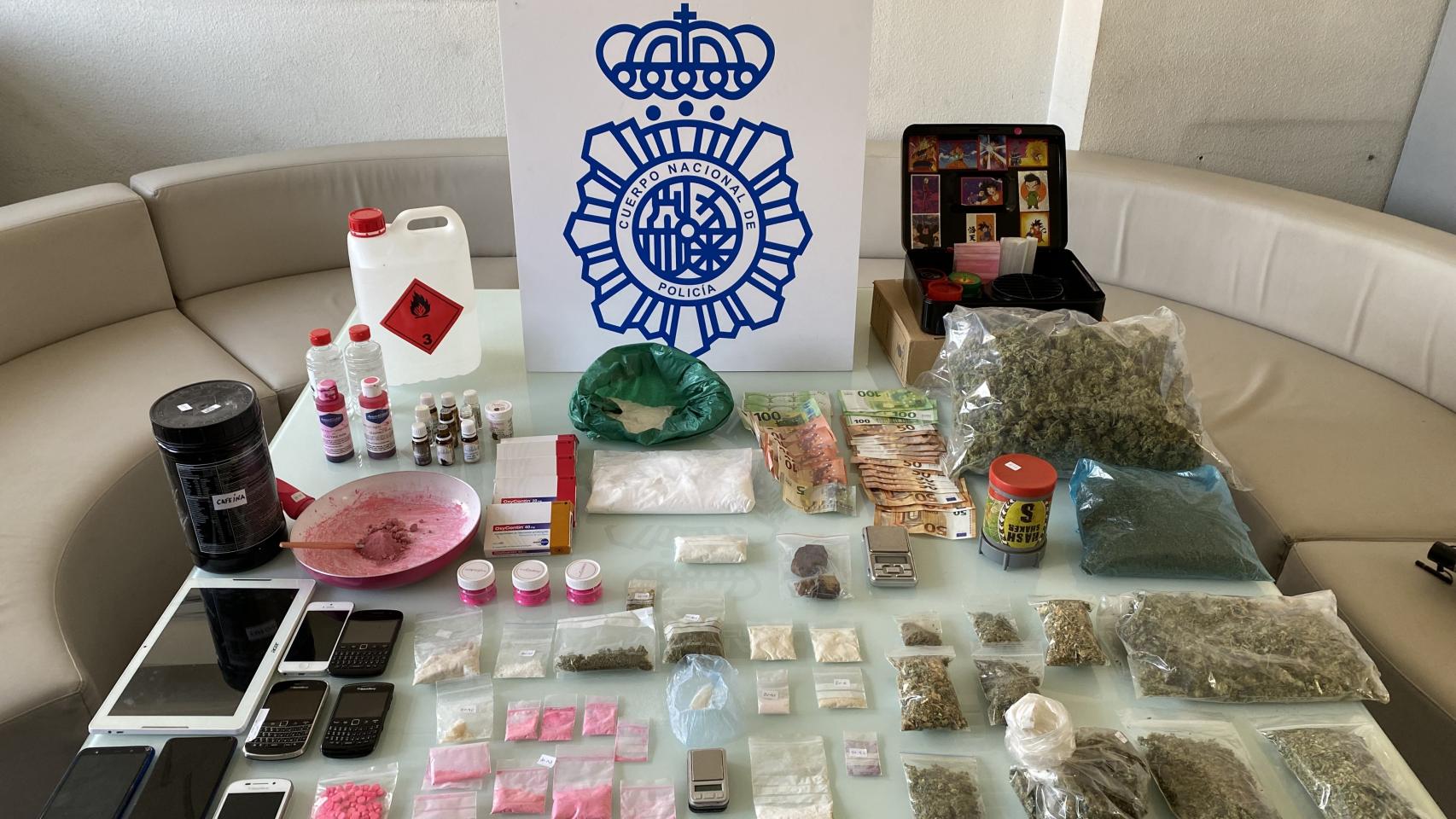 Imagen de la operación facilitada por la Policía Nacional