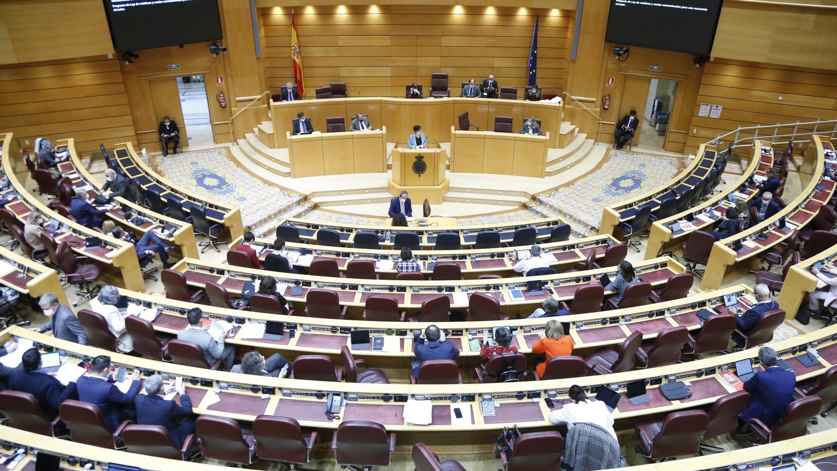 Foto de archivo del Hemiciclo del Senado.