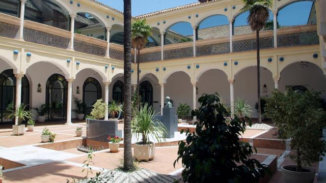 Interior del Hospital Pascual de Málaga.