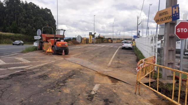 Trabajos de renovación de la iluminación en la N-6.