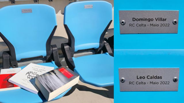 Butacas de Domingo Villar en el estadio de Balaídos.