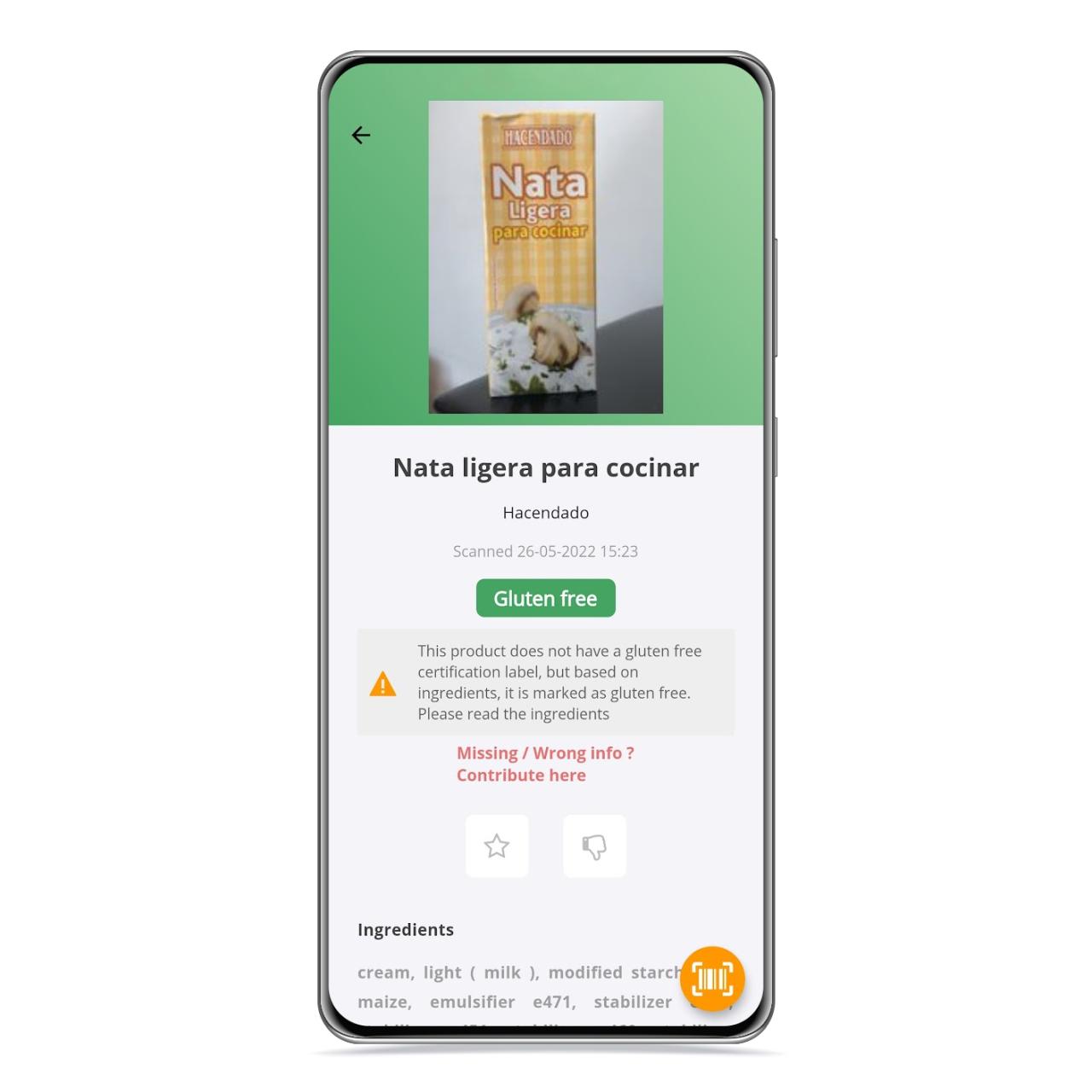 Gluten Scan