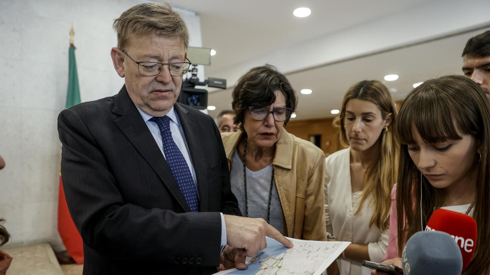 Ximo Puig, en su visita a Portugal esta semana, donde ha hablado con el fondo de inversión propietario de Euronews.