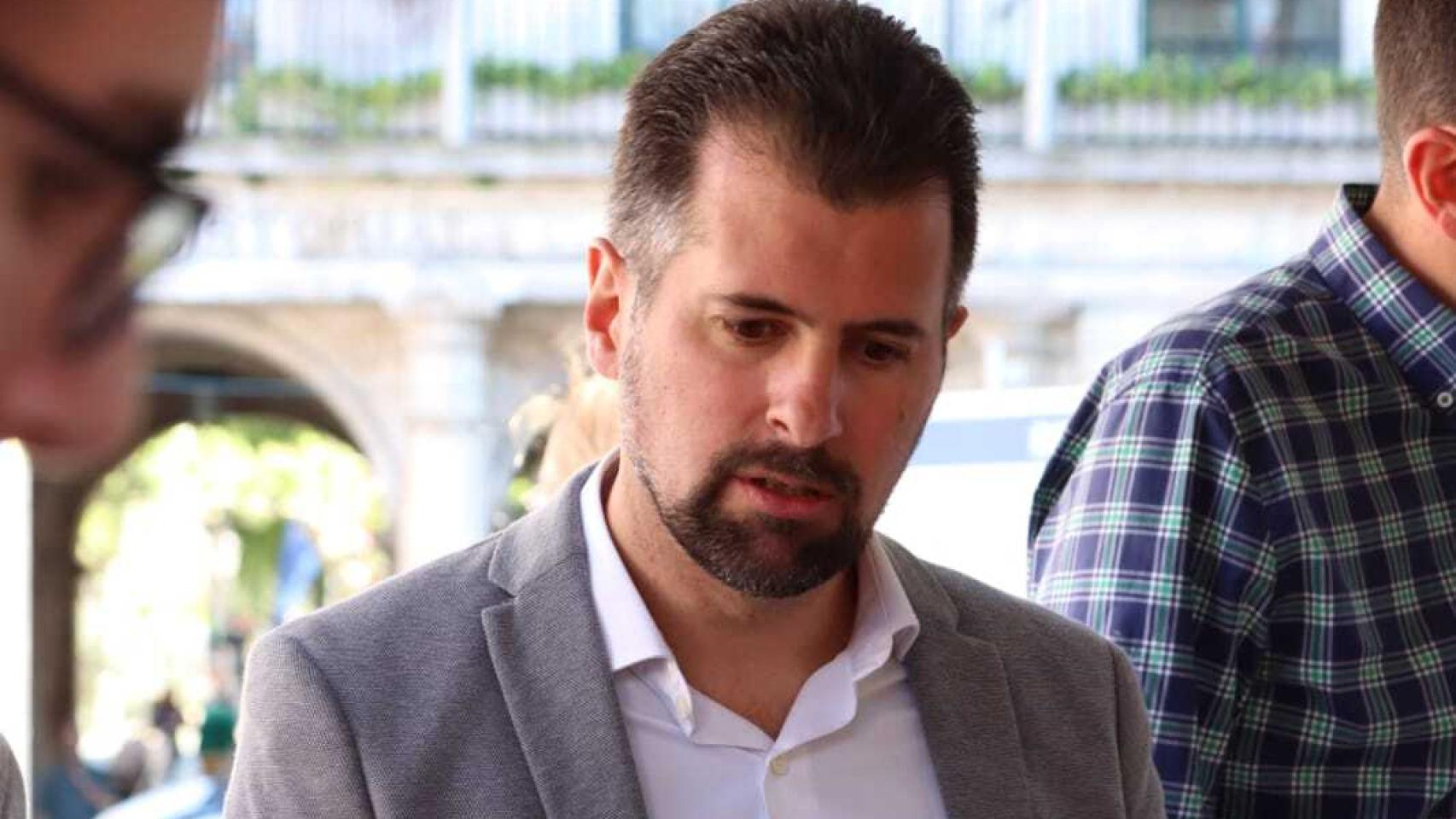 Luis Tudanca, líder de los socialistas en Castilla y León