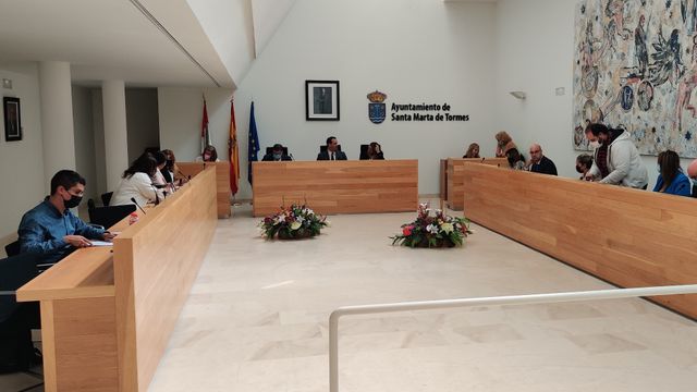 Pleno del Ayuntamiento de Santa Marta de Tormes