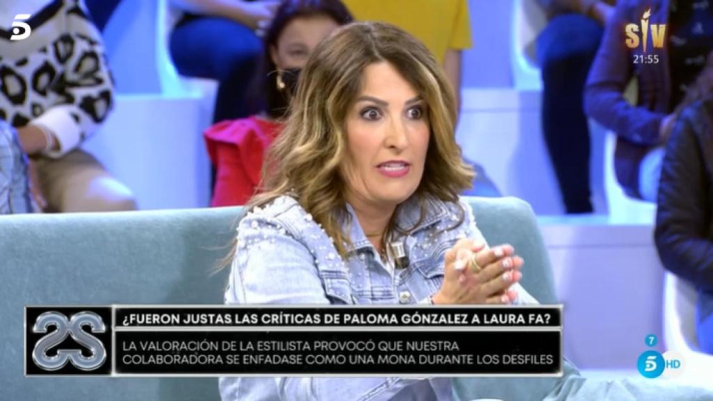 Laura Fa en 'Sálvame'.