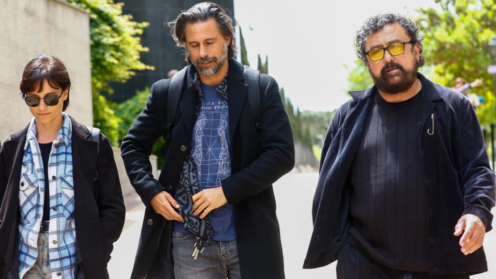 Michelle Jenner, Hugo Silva y Paco Tous en el último adiós a Juan Diego.