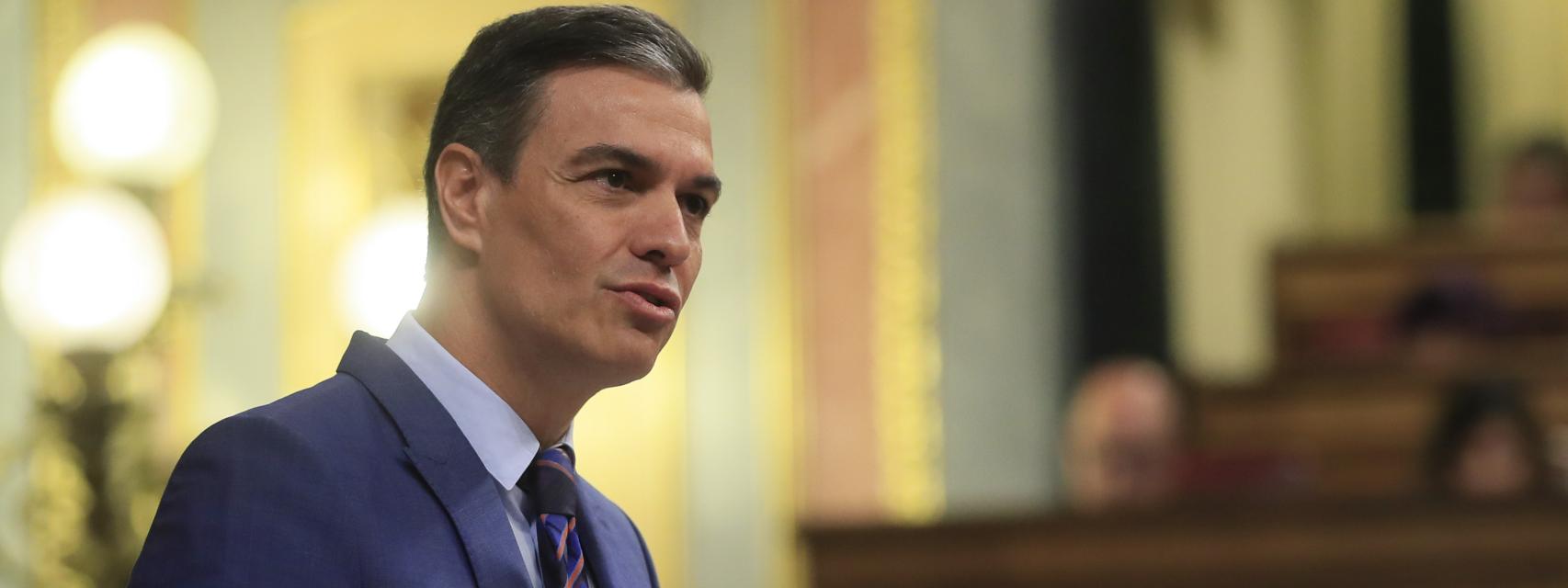 Pedro Sánchez en el Congreso.