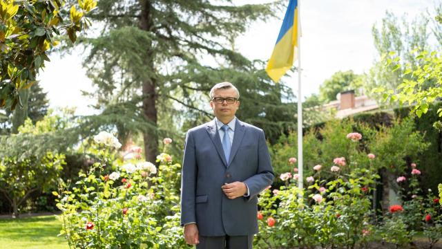 Serhii Pohoreltsev conoce bien España. Es su segunda designación como embajador en este país.