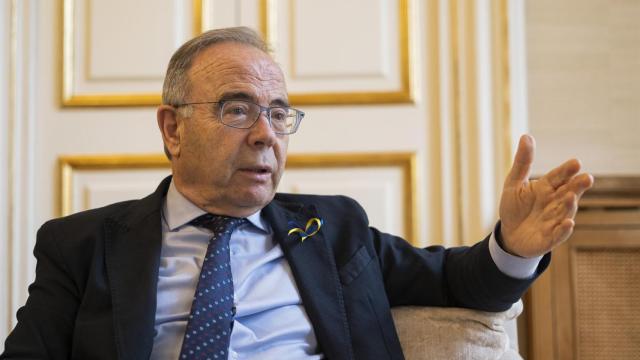 El alcalde de Santiago de Compostela, Xosé Sánchez Bugallo,