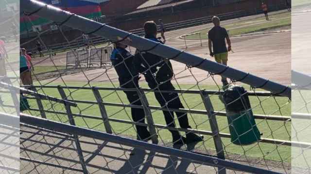 La Policía Local de Vigo entró el miércoles en Balaídos.