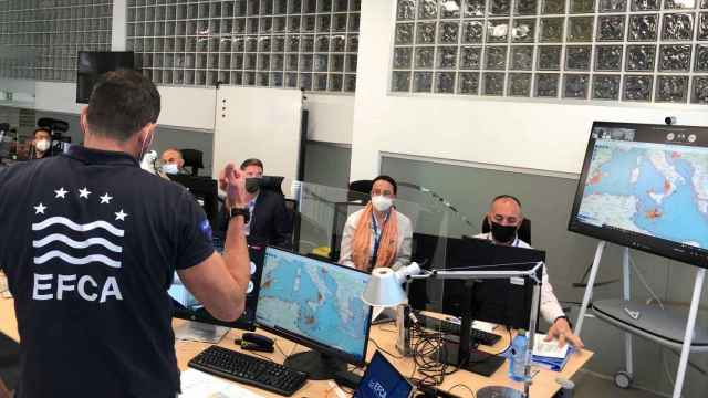 Centro de coordinación de la Agencia Europea de Control de la Pesca.