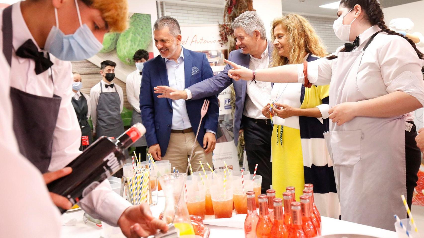 Programa ‘Degusta Europa’ en el mercado vigués del Progreso.