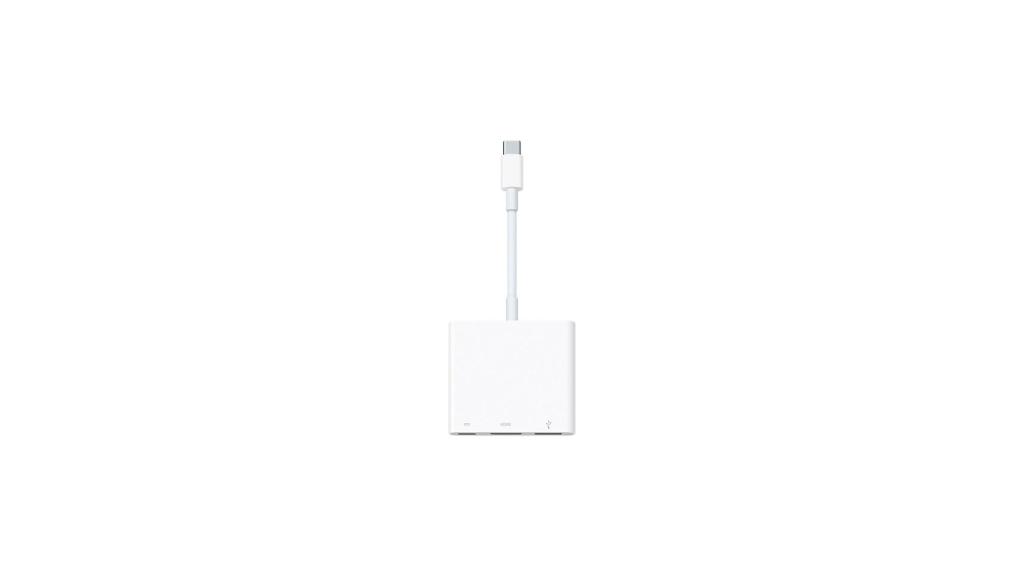 Adaptador USB-C de Apple.