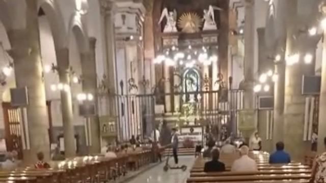 Imagen extraída del vídeo que circula en las redes sobre este suceso