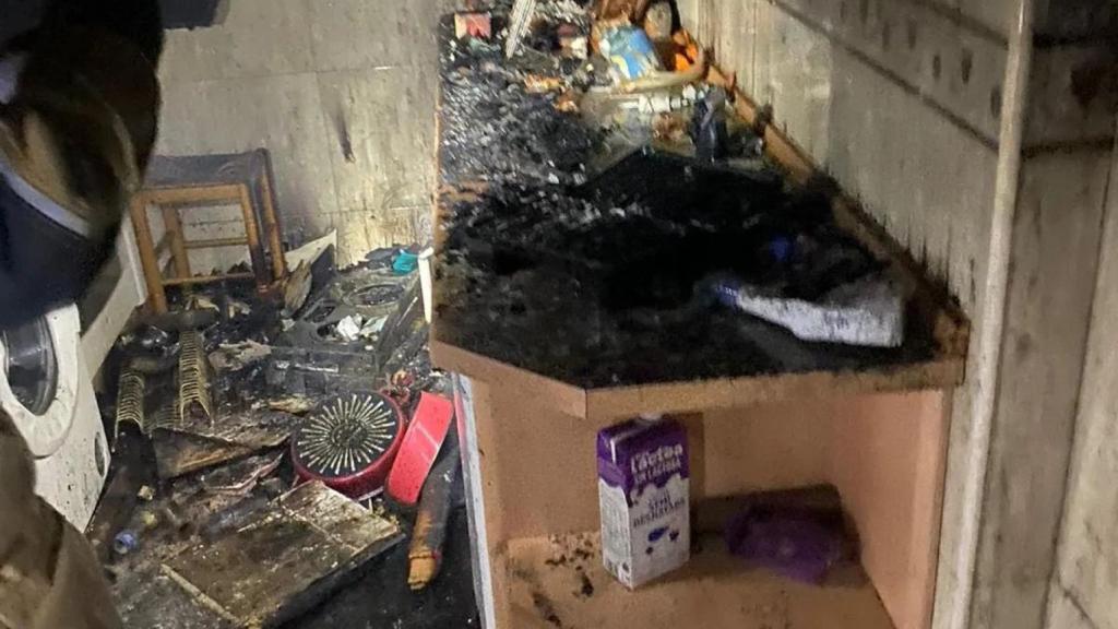 Imagen del incendio