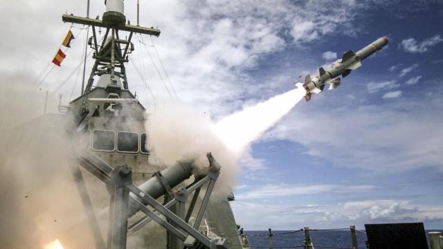 Lanzamiento misil Harpoon